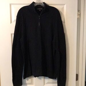 Michael Kors Men’s Black 1/4 Zip Sweater - XXL - Smoke/Pet Free
